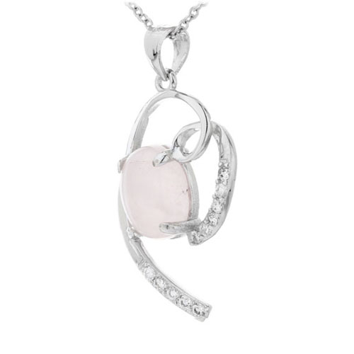 pendentif femme argent zirconium cristal 8300279 pic2