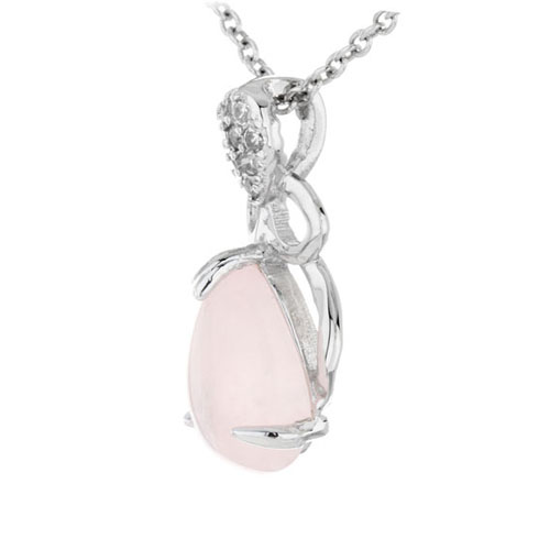 pendentif femme argent zirconium cristal 8300283 pic2