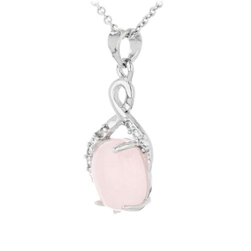 pendentif femme argent zirconium cristal 8300285 pic2