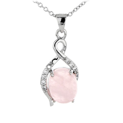 pendentif femme argent zirconium cristal 8300285