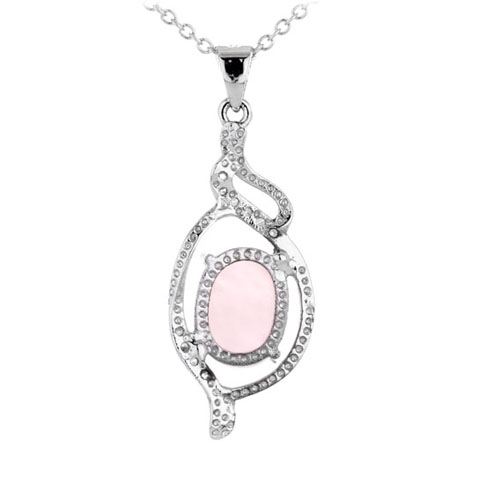 pendentif femme argent zirconium cristal 8300294 pic3