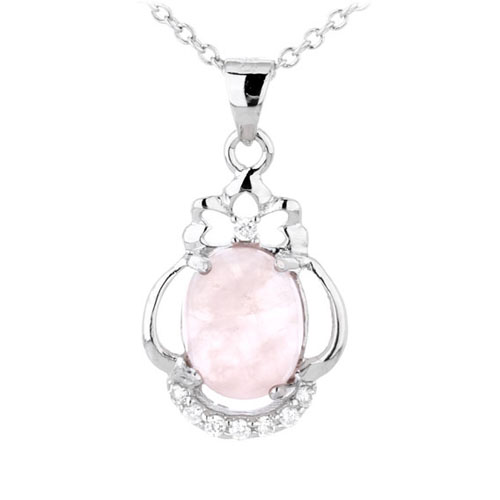 pendentif femme argent zirconium cristal 8300300