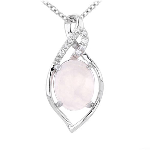 pendentif femme argent zirconium cristal 8300306