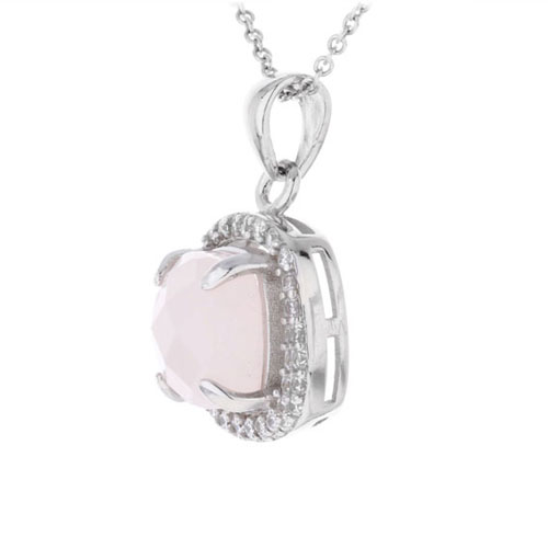 pendentif femme argent zirconium cristal 8300364 pic2