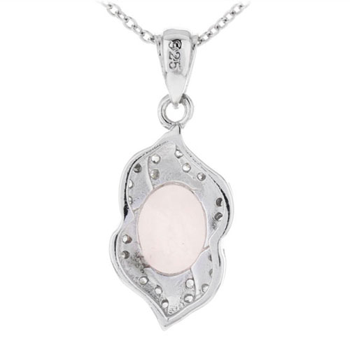 pendentif femme argent zirconium cristal 8300366 pic3