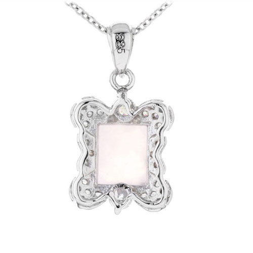 pendentif femme argent zirconium cristal 8300370 pic3