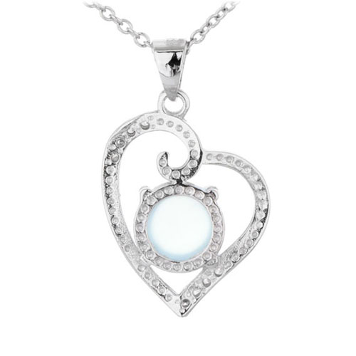 pendentif femme argent zirconium diamant 8300309 pic3