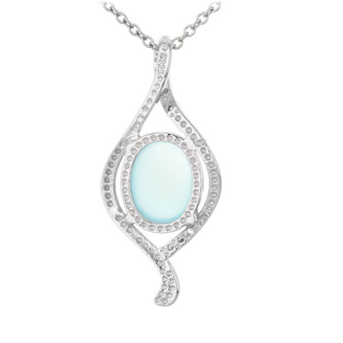 pendentif femme argent zirconium diamant 8300311 pic3