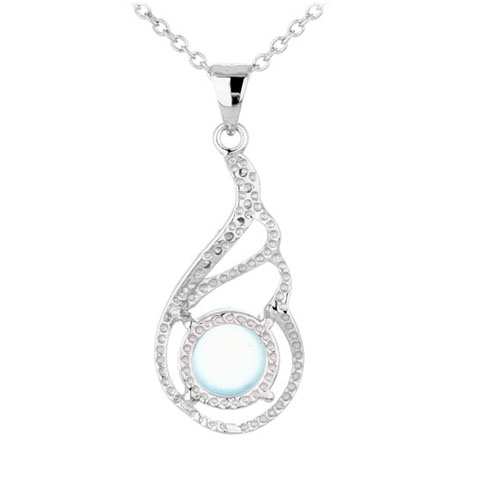 pendentif femme argent zirconium diamant 8300312 pic3