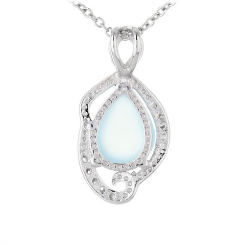pendentif femme argent zirconium diamant 8300313 pic3