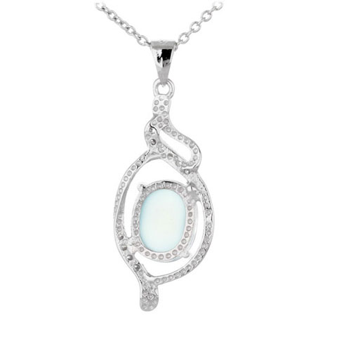 pendentif femme argent zirconium diamant 8300314 pic3