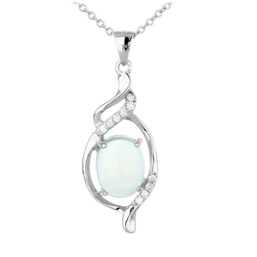 pendentif femme argent zirconium diamant 8300314