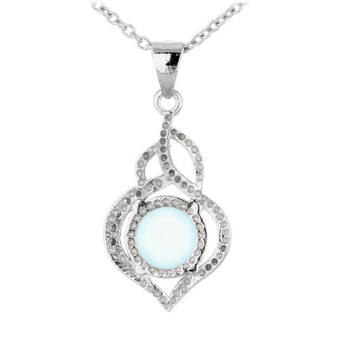 pendentif femme argent zirconium diamant 8300317 pic3