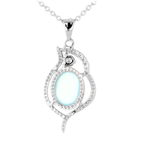 pendentif femme argent zirconium diamant 8300318 pic3