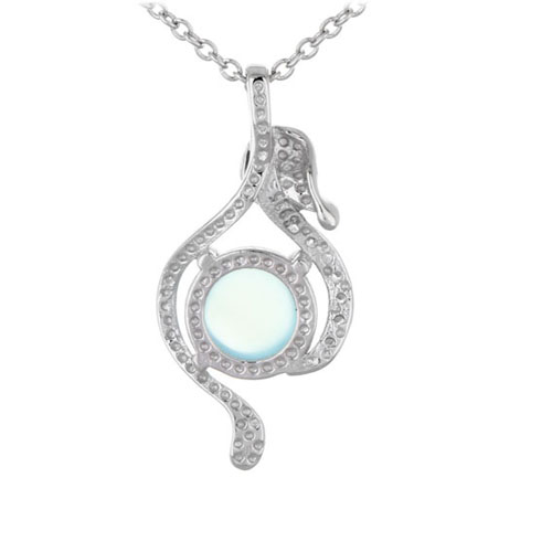 pendentif femme argent zirconium diamant 8300328 pic3