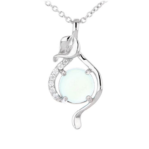 pendentif femme argent zirconium diamant 8300328