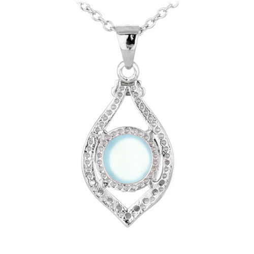 pendentif femme argent zirconium diamant 8300332 pic3