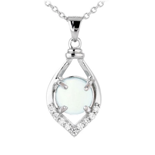 pendentif femme argent zirconium diamant 8300332