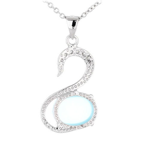 pendentif femme argent zirconium diamant 8300333 pic3