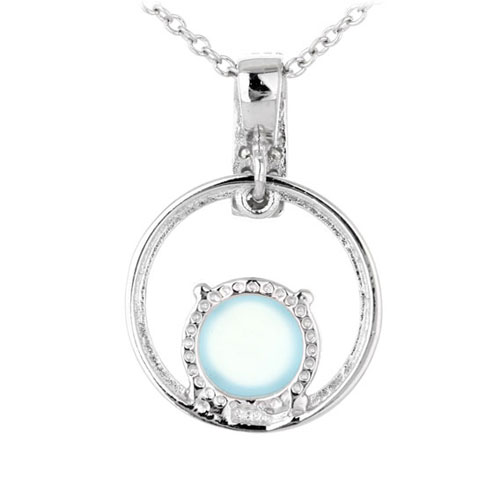 pendentif femme argent zirconium diamant 8300334 pic3