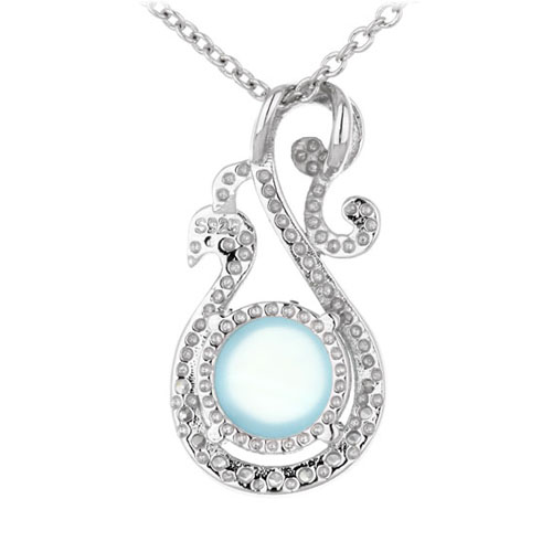 pendentif femme argent zirconium diamant 8300336 pic3