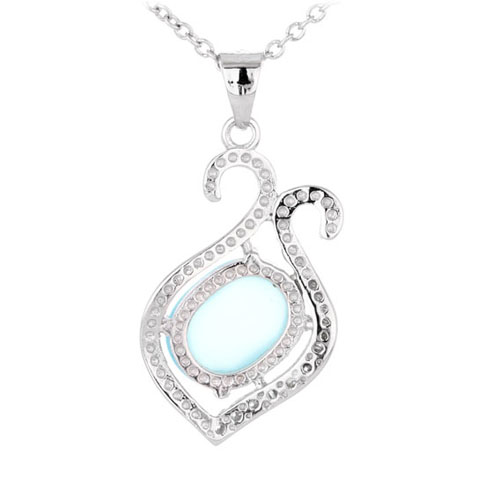 pendentif femme argent zirconium diamant 8300337 pic3