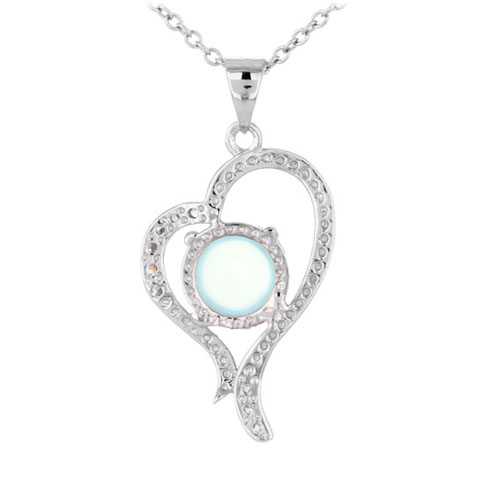 pendentif femme argent zirconium diamant 8300341 pic3