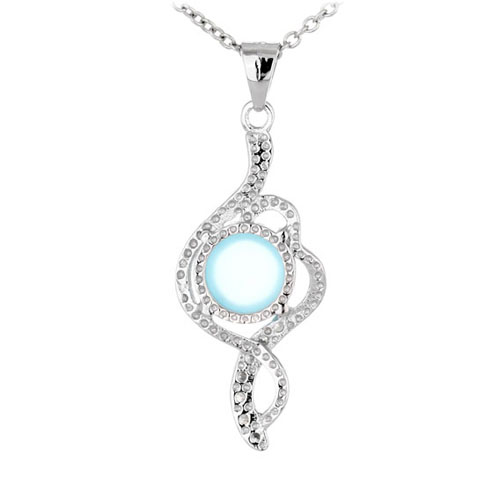 pendentif femme argent zirconium diamant 8300347 pic3