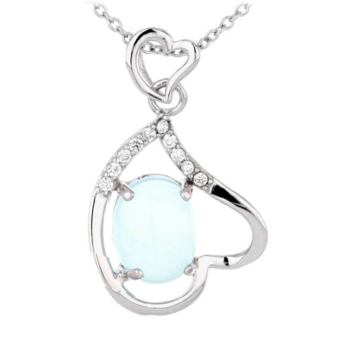 pendentif femme argent zirconium diamant 8300350