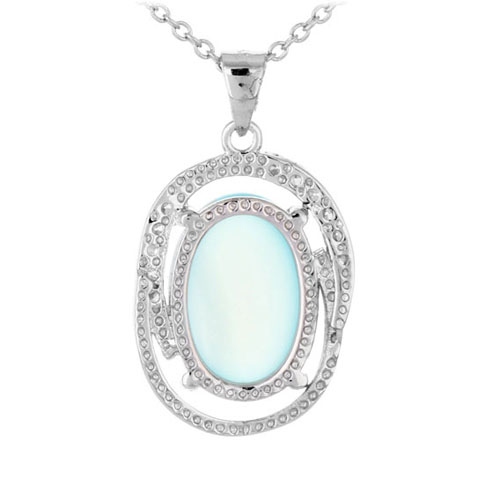 pendentif femme argent zirconium diamant 8300353 pic3