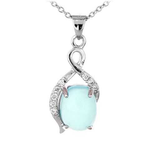 pendentif femme argent zirconium diamant 8300354