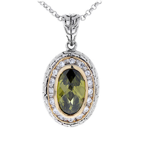 pendentif femme argent zirconium diamant 8300411