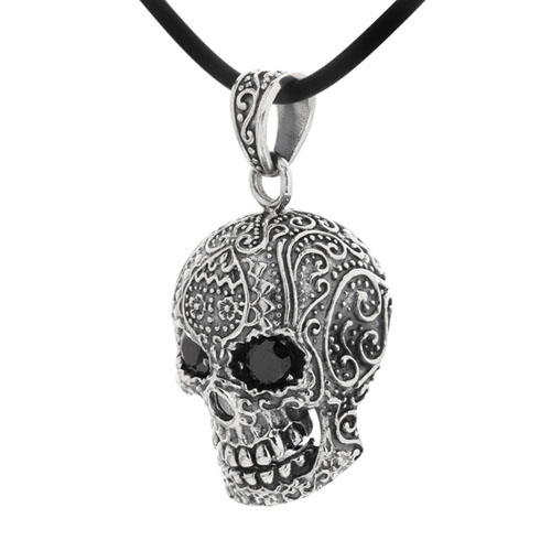 pendentif homme argent zirconium 8300002 pic2