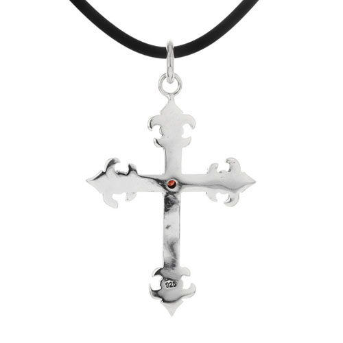 pendentif homme argent zirconium 8300022 pic3