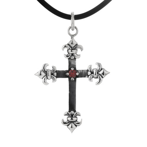 pendentif homme argent zirconium 8300022