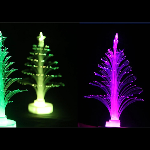 petit sapin noel led fibre multicolore pic2