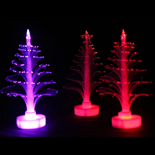 petit sapin noel led fibre multicolore pic4