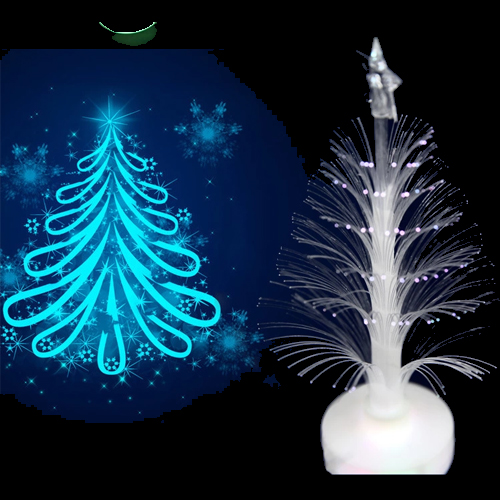 petit sapin noel led fibre multicolore pic6