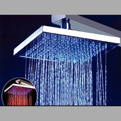 pommeau douche carre led