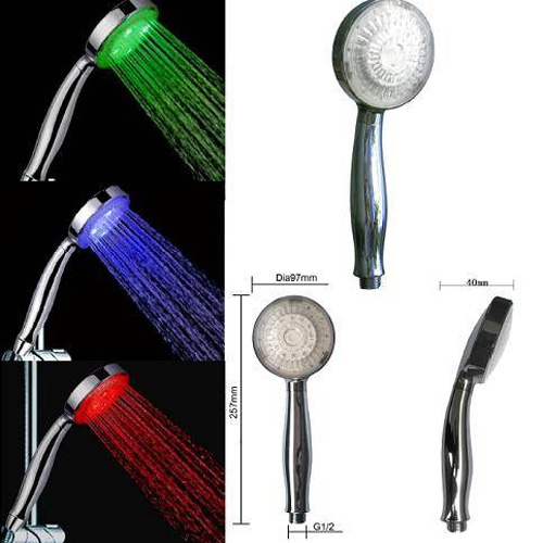 pommeau douche lumineux ABS POMDCHS001