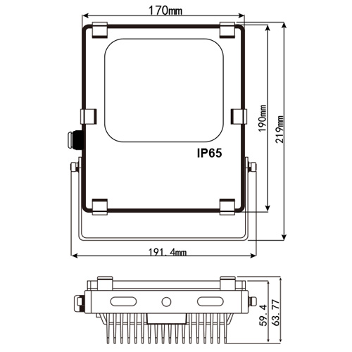 projecteur led RGBW radio PRJLEDRGBW30 pic8