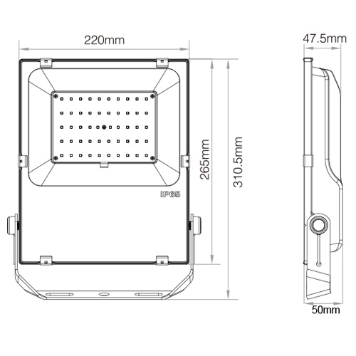 projecteur led RGBW radio PRJLEDRGBW50L pic7