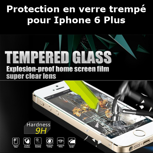 protection verre trempe iphone6 plus