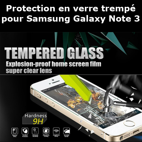 protection verre trempe samsung galaxy note3