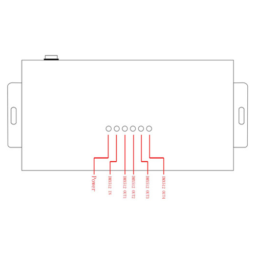 repartiteur DMX 4 ports REPDMX124 pic4