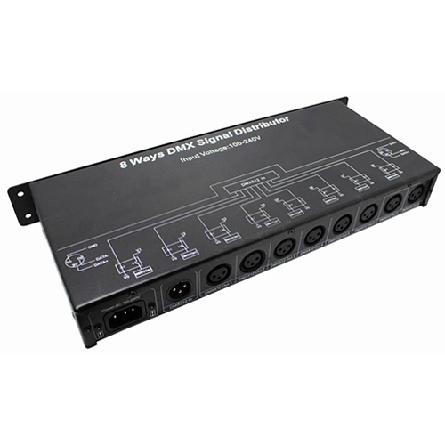 repartiteur DMX 8 ports REPDMX128