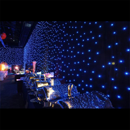 rideau led etoiles 1 couleur pic2