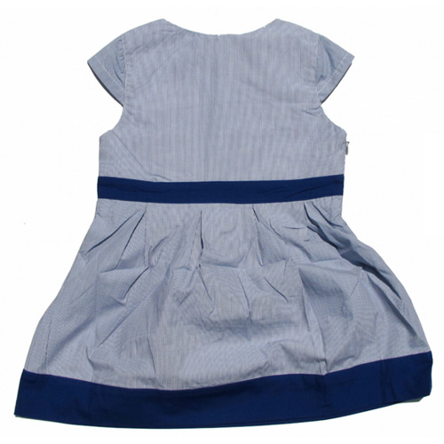 robe bleue manches courtes filles TT4068 pic3