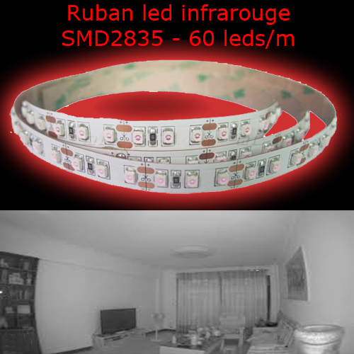 ruban led infrarouge 60 leds m BTFIR283560IP65