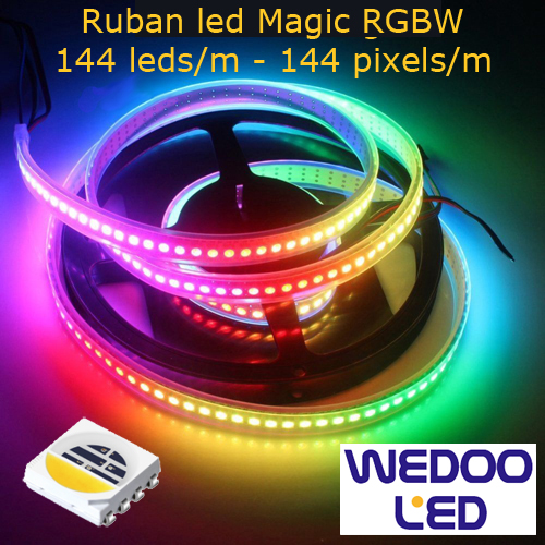 ruban led magic RGBW 144 led BTFMGW1414IP65